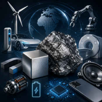 Neodímio: o metal invisível que está transformando o mundo